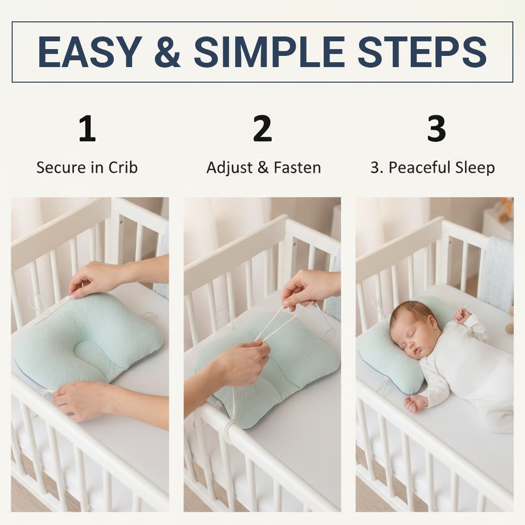 Baby Pillow - Shaped Design - Head Positioning