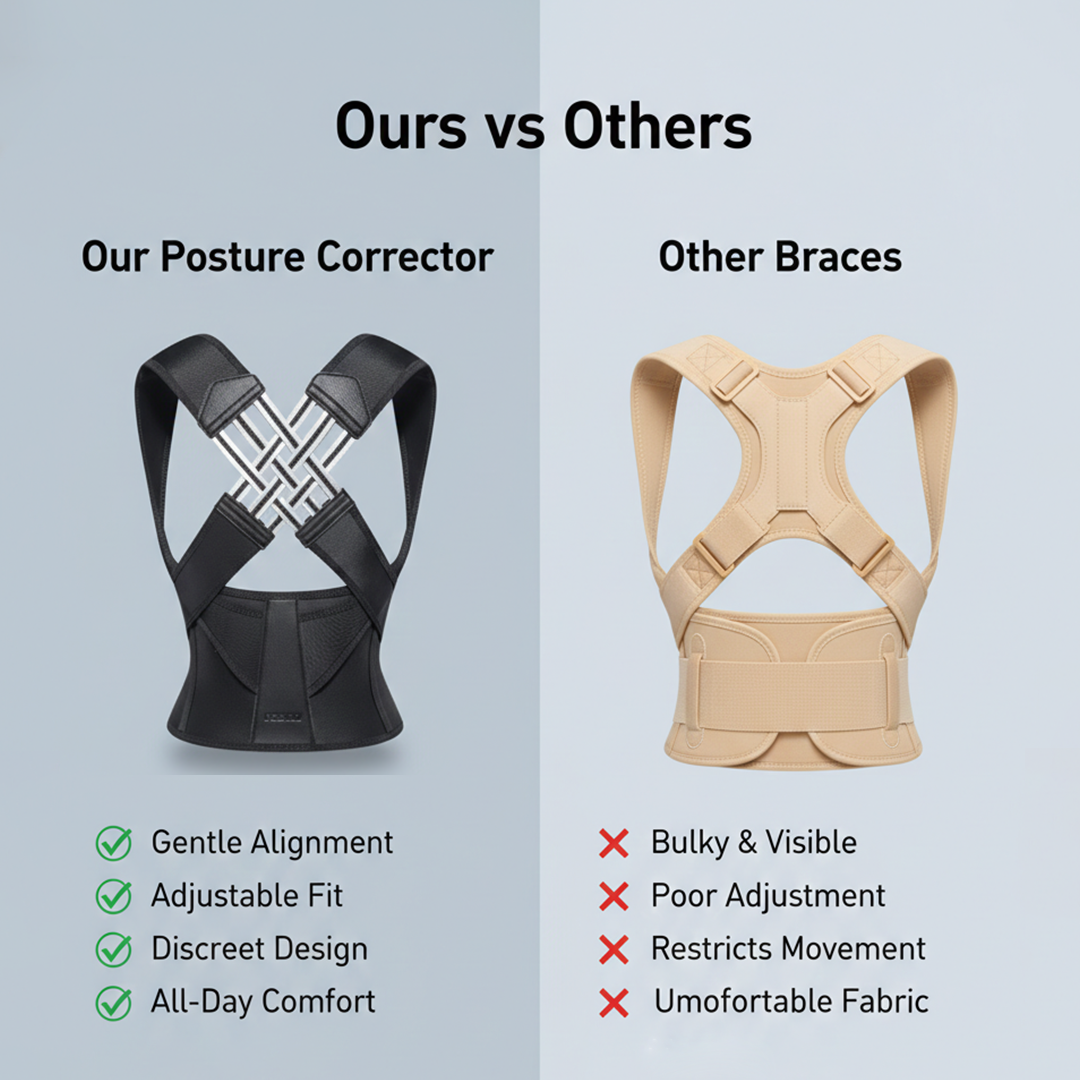 Back Posture Corrector - Adjustable Straps - Upper Support