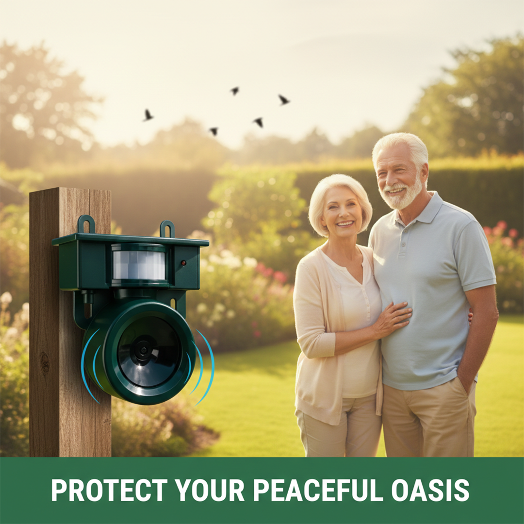 Bird Repellent Device - Motion Sensor - Outdoor Use