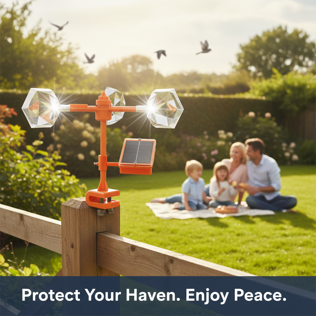 Bird Repeller - Solar Powered - 360° Reflective