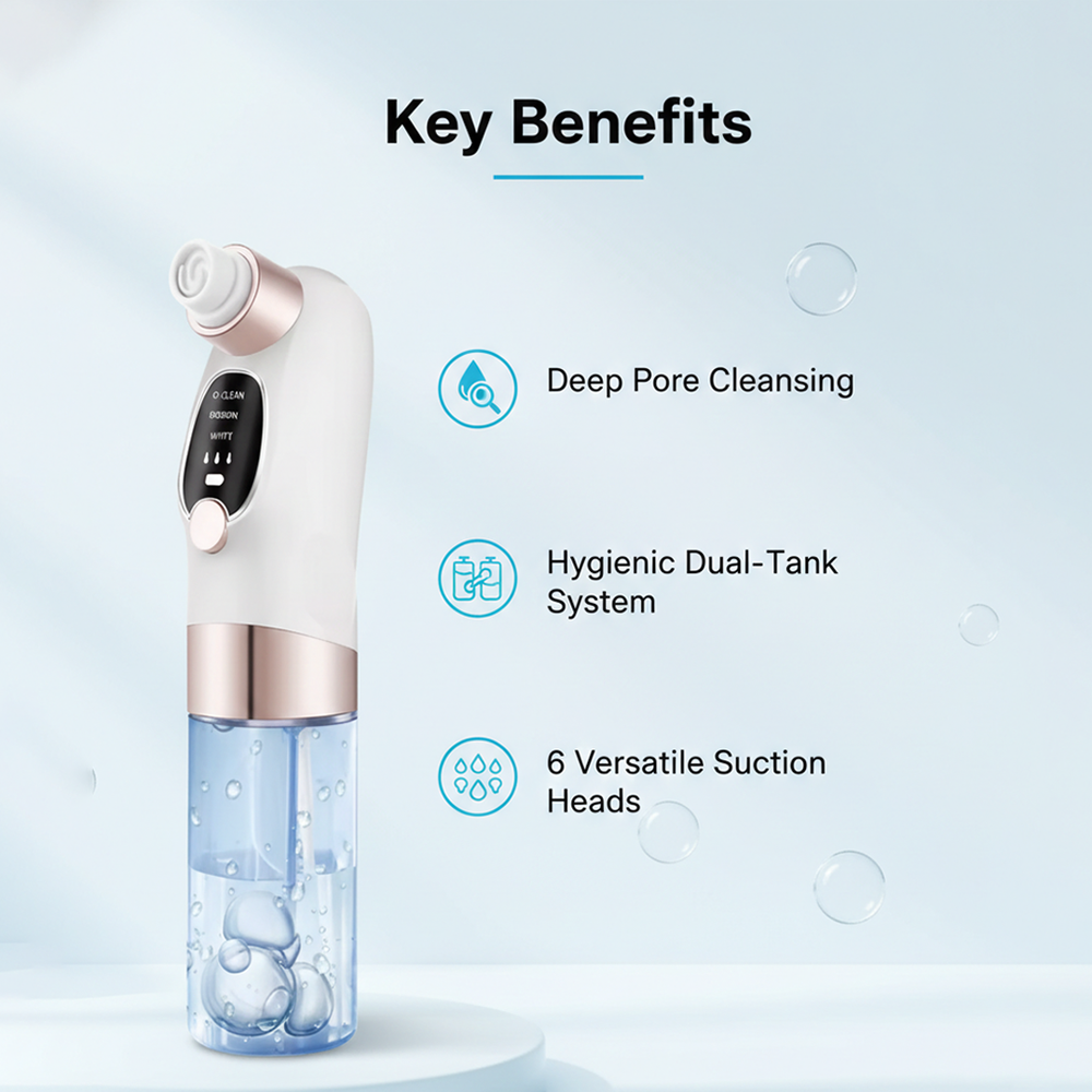 Blackhead Remover Tool - Suction Device - Facial Cleaner
