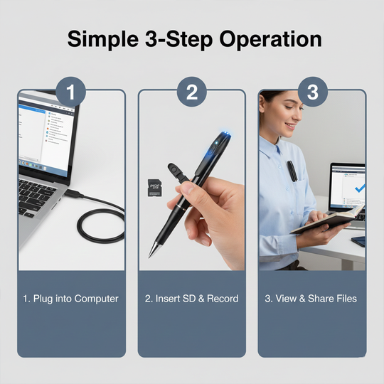 Camera Pen - Wearable Recorder - Pocket Video