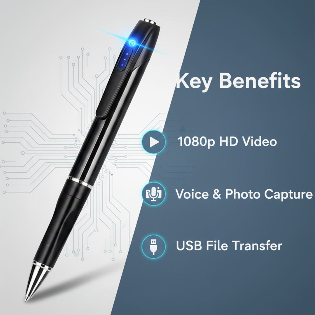 Camera Pen - Wearable Recorder - Pocket Video