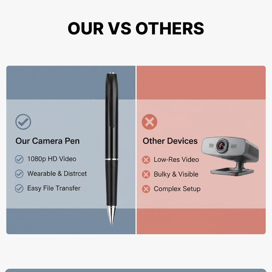 Camera Pen - Wearable Recorder - Pocket Video