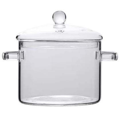 Heat-Resistant Glass Cooking Pot