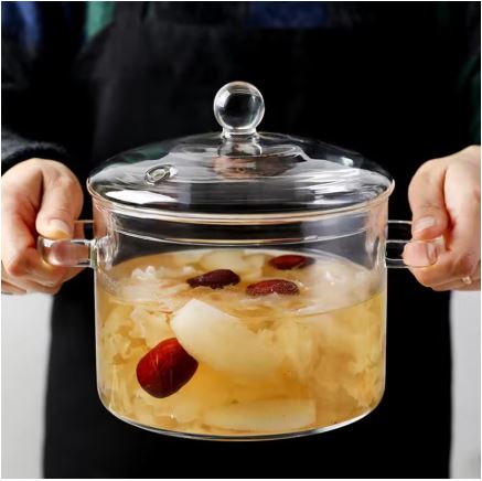Heat-Resistant Glass Cooking Pot