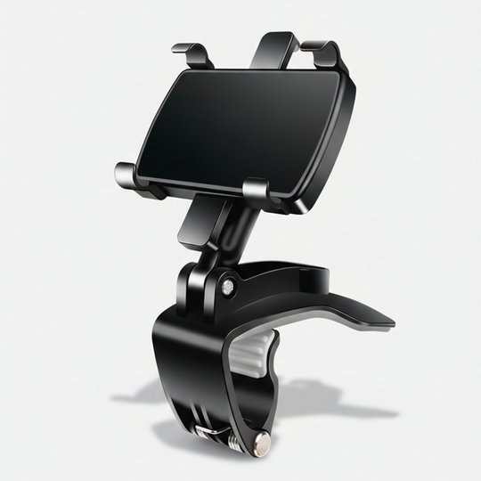 Car Phone Holder - Adjustable Mount - Dashboard Clip
