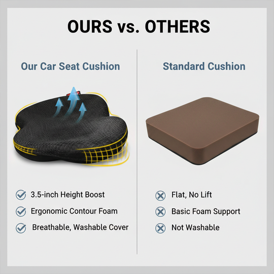 Car Seat Cushion - Height Booster - Driver Support