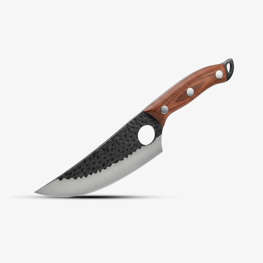 Carbon Steel Utility Kitchen Knife with Wooden Handle