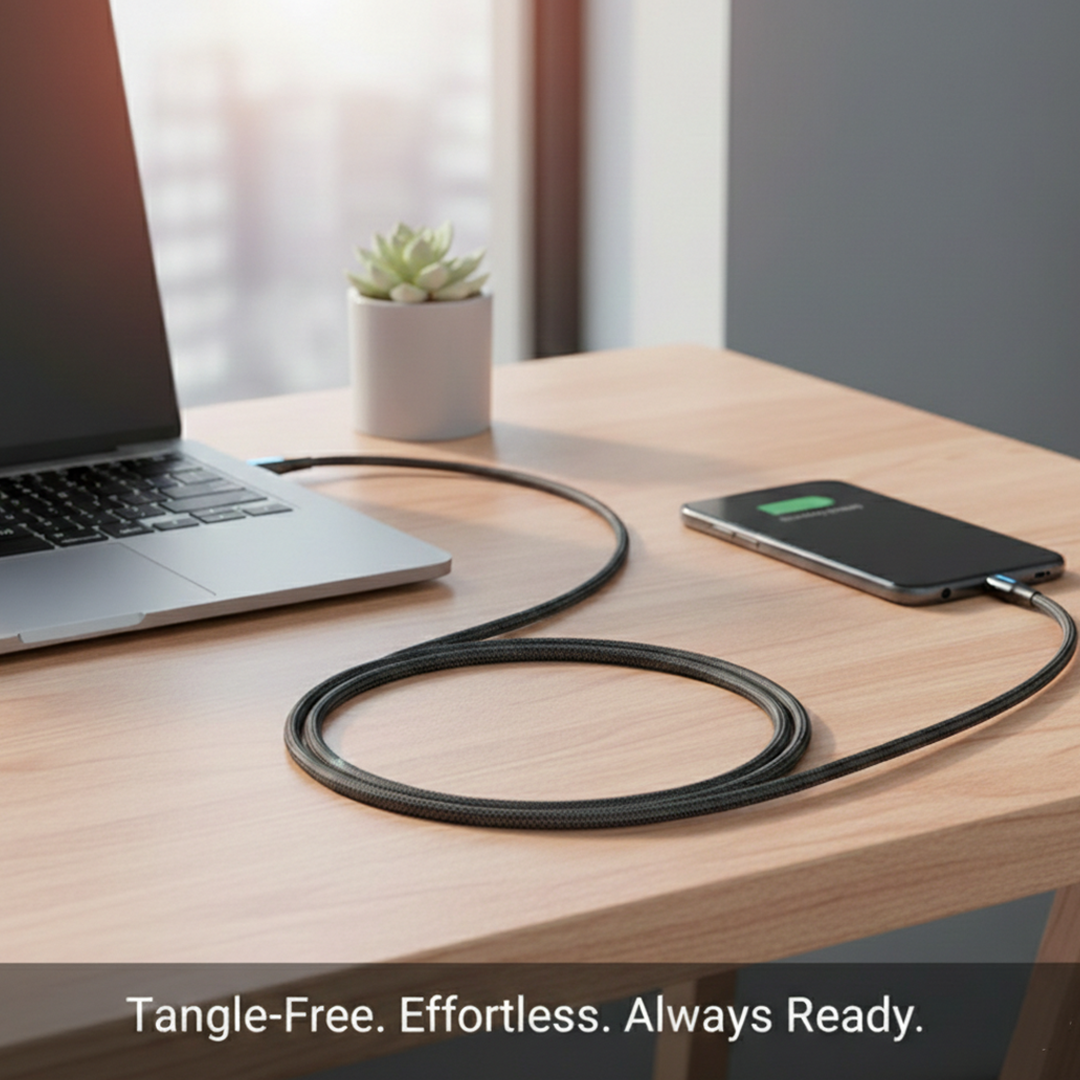 Charging Cable - Magnetic Design - Anti Tangle