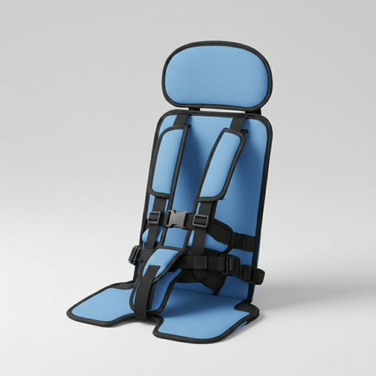 Child Travel Seat - Portable Design - Safety Harness