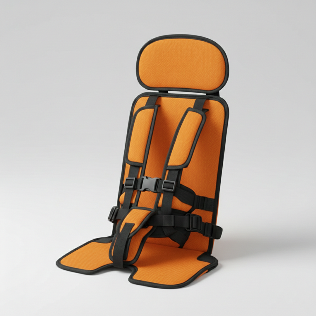 Child Travel Seat - Portable Design - Safety Harness