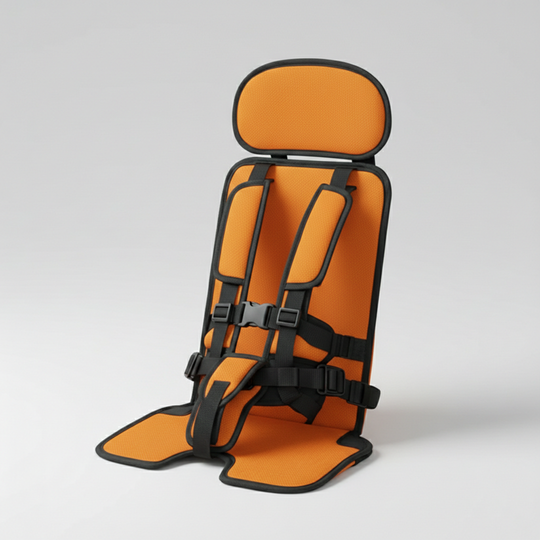 Child Travel Seat - Portable Design - Safety Harness