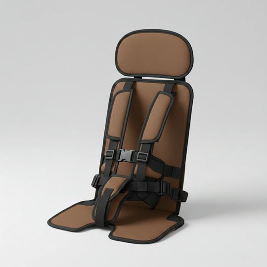 Child Travel Seat - Portable Design - Safety Harness