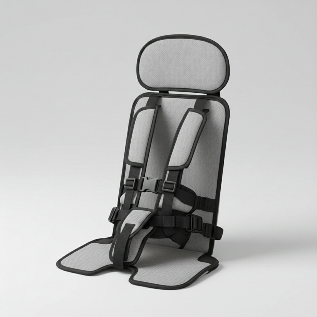 Child Travel Seat - Portable Design - Safety Harness
