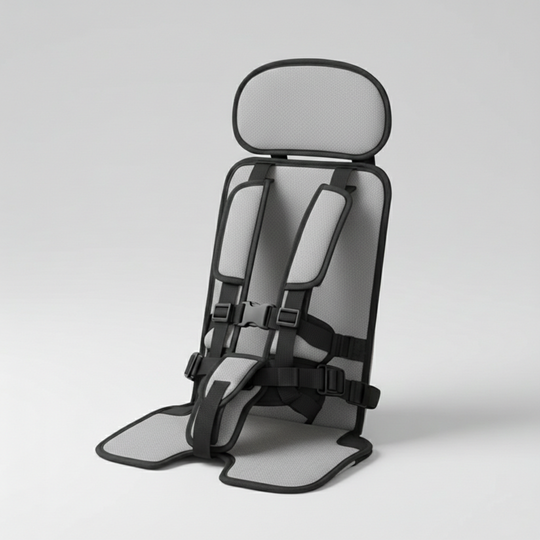 Child Travel Seat - Portable Design - Safety Harness
