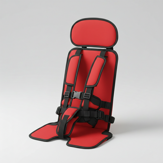 Child Travel Seat - Portable Design - Safety Harness