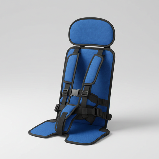 Child Travel Seat - Portable Design - Safety Harness