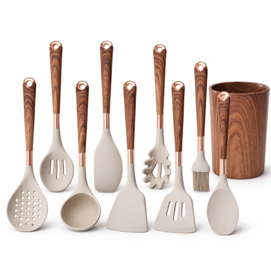 Cooking Utensil Set - Silicone Tools - Kitchen Accessory