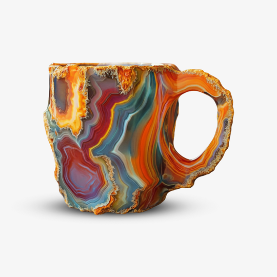 Crystal Coffee Mug - Heat Resistant - Modern Design