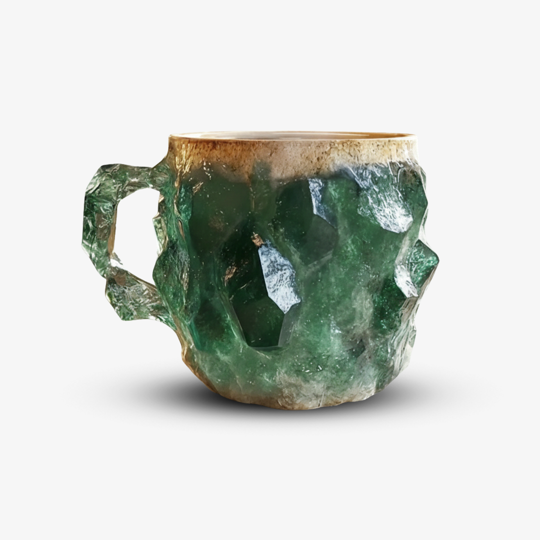 Crystal Coffee Mug - Heat Resistant - Modern Design