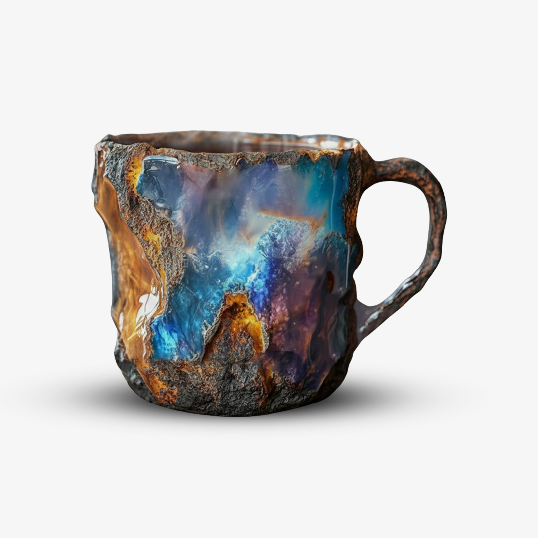 Crystal Coffee Mug - Heat Resistant - Modern Design