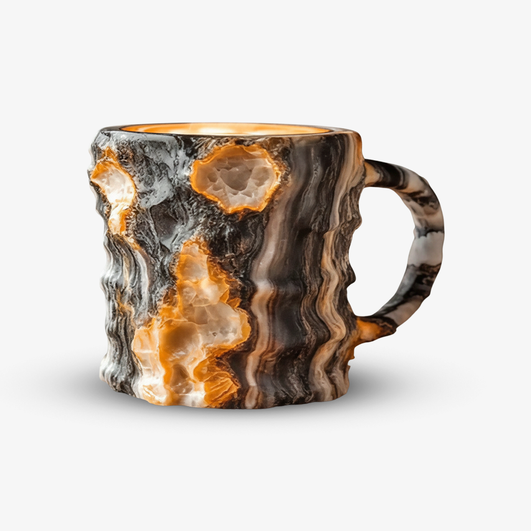 Crystal Coffee Mug - Heat Resistant - Modern Design