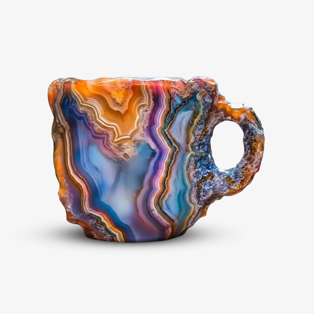 Crystal Coffee Mug - Heat Resistant - Modern Design