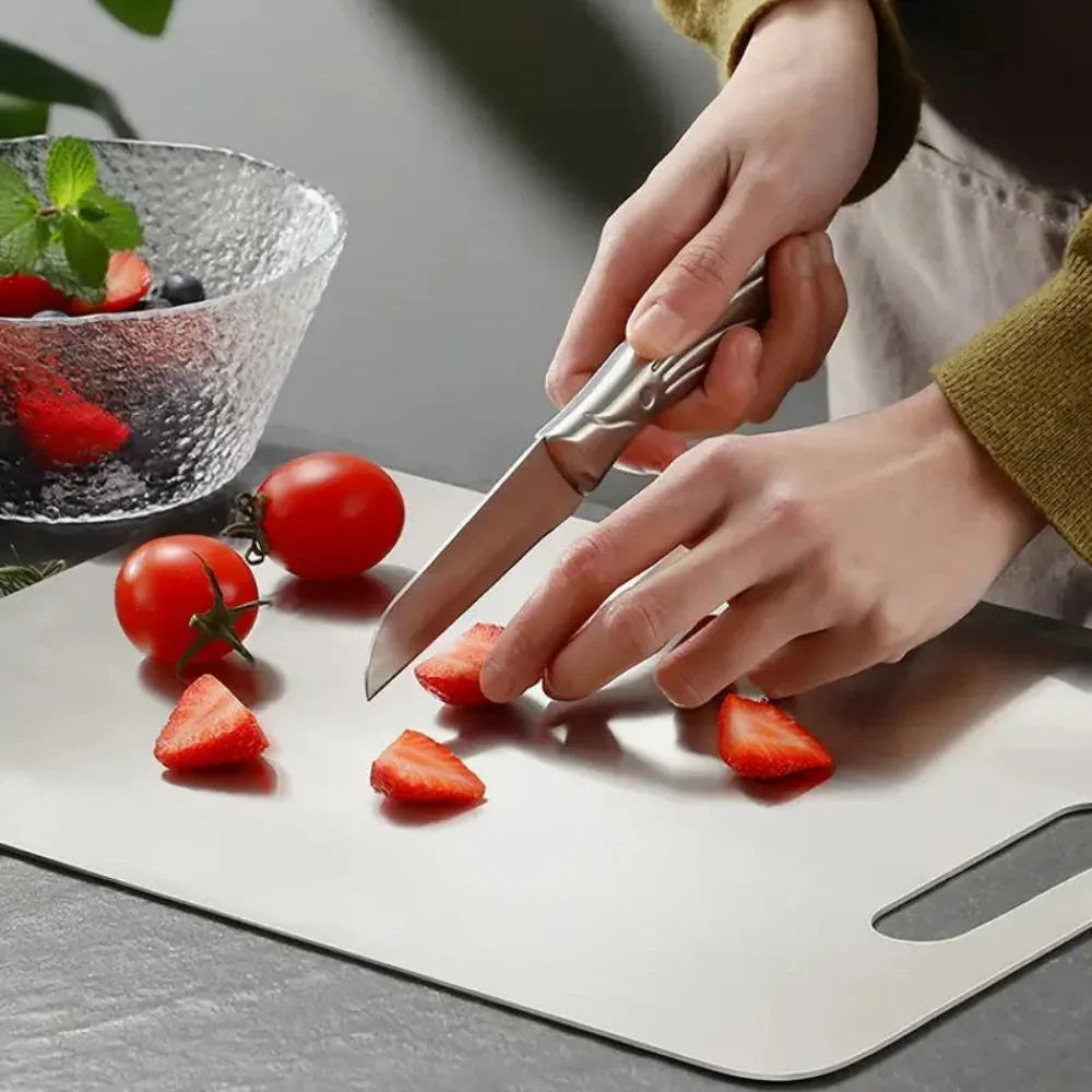 Cutting Board - Stainless Steel - Kitchen Use