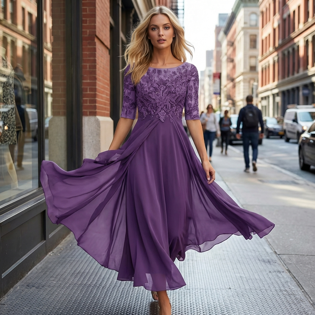 Women’s Elegant Dress, Comfortable, Versatile Style for Special Occasions