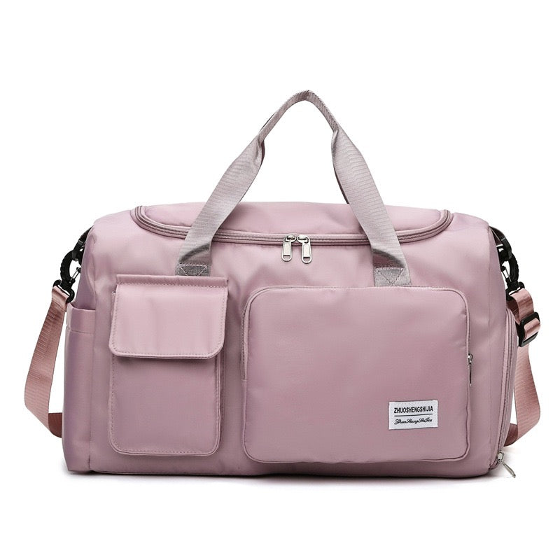 Multi-Pocket Travel Bag | Sports and Gym Duffle with Separate Shoe Compartment