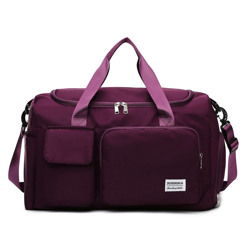 Multi-Pocket Travel Bag | Sports and Gym Duffle with Separate Shoe Compartment