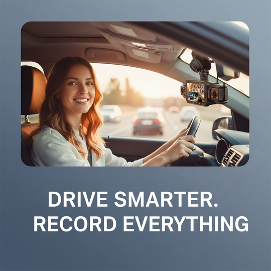 Dash Cam - Four Cameras - WiFi Recording