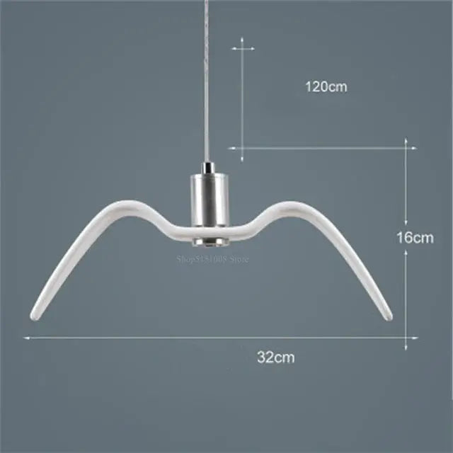 Design Lamp in the Shape of a Bird
