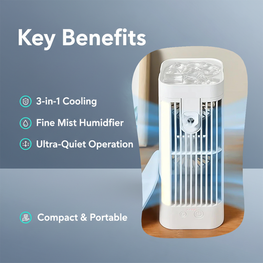 Desk Fan - Mist Spray - USB Powered