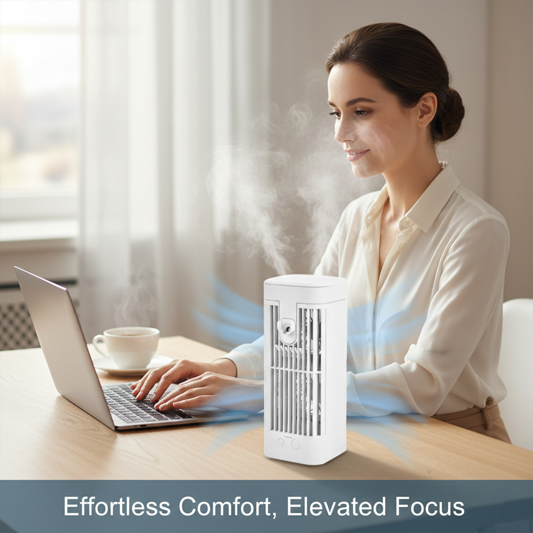 Desk Fan - Mist Spray - USB Powered