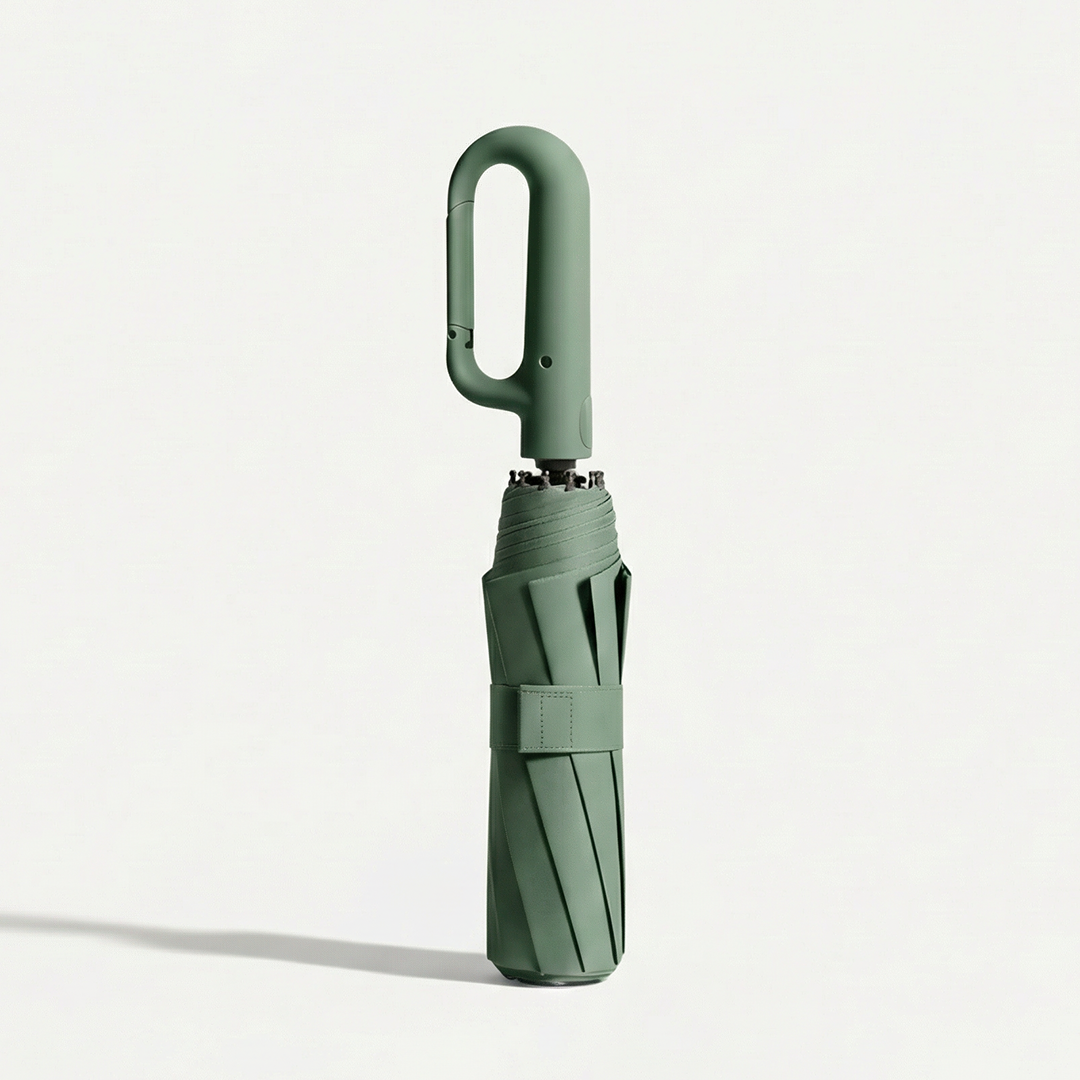 Unisex Folding Umbrella with Automatic Open Close and Compact Design