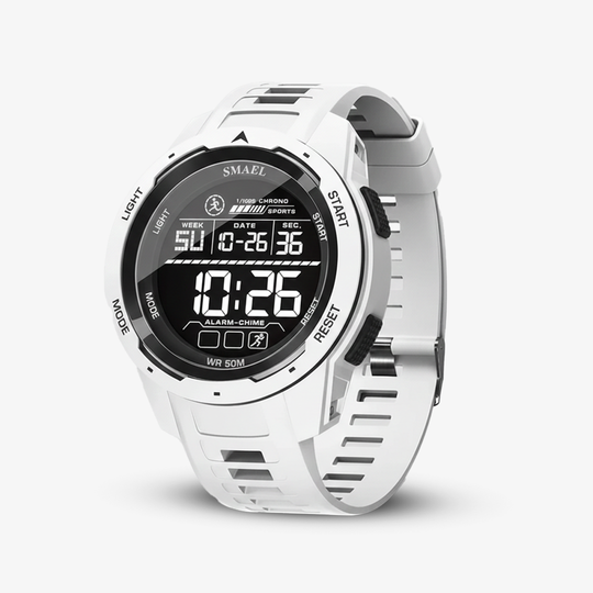 Digital Sports Watch - LED Display - Water Resistant