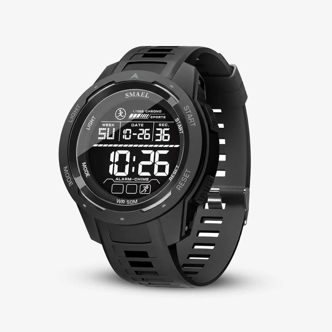 Digital Sports Watch - LED Display - Water Resistant