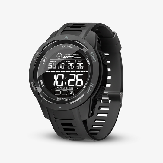 Digital Sports Watch - LED Display - Water Resistant