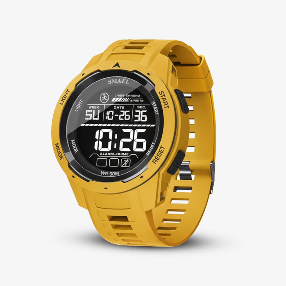 Digital Sports Watch - LED Display - Water Resistant