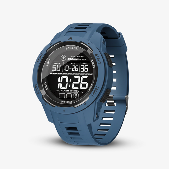 Digital Sports Watch - LED Display - Water Resistant