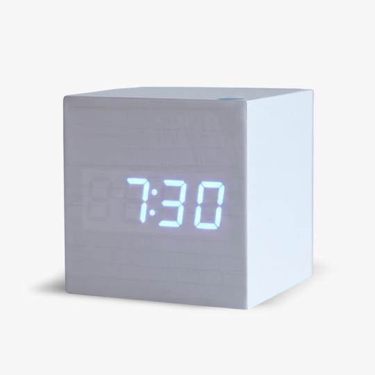 Digital Wood Clock - LED Display - Modern Design