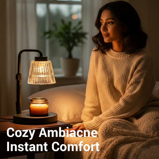 Dimmable Candle Lamp Warmer for Flame-Free Home Fragrance