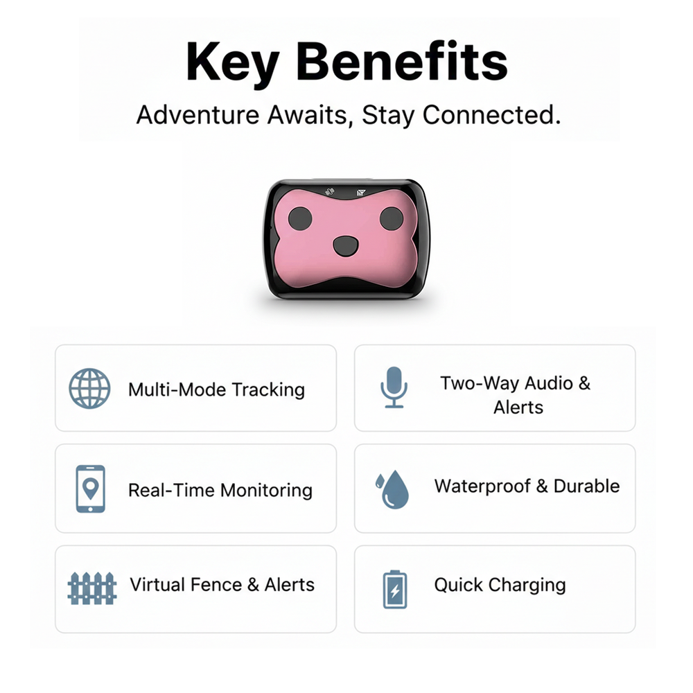 Dog GPS Tracker - Location Collar - Mobile Monitoring