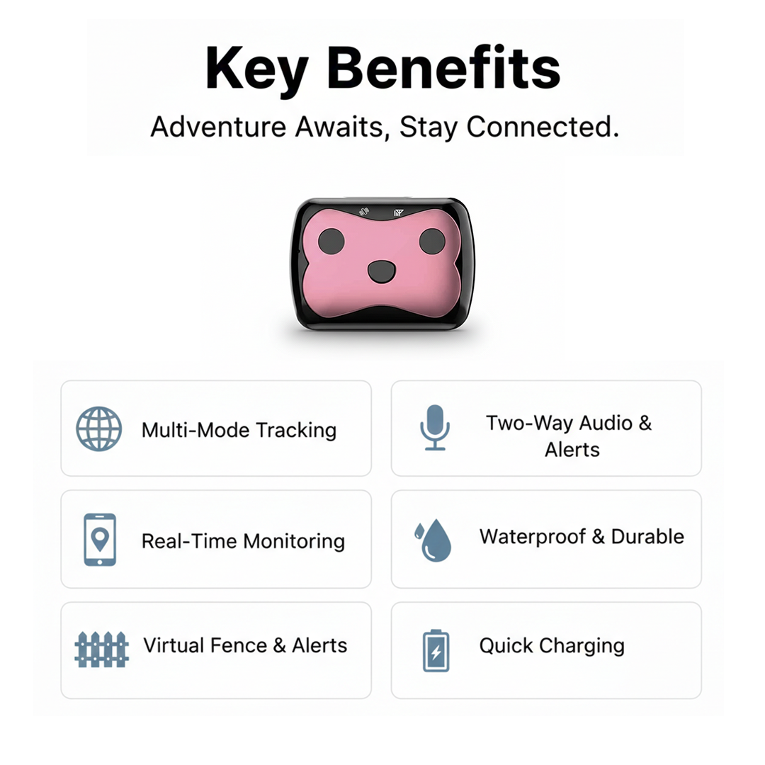Dog GPS Tracker - Location Collar - Mobile Monitoring