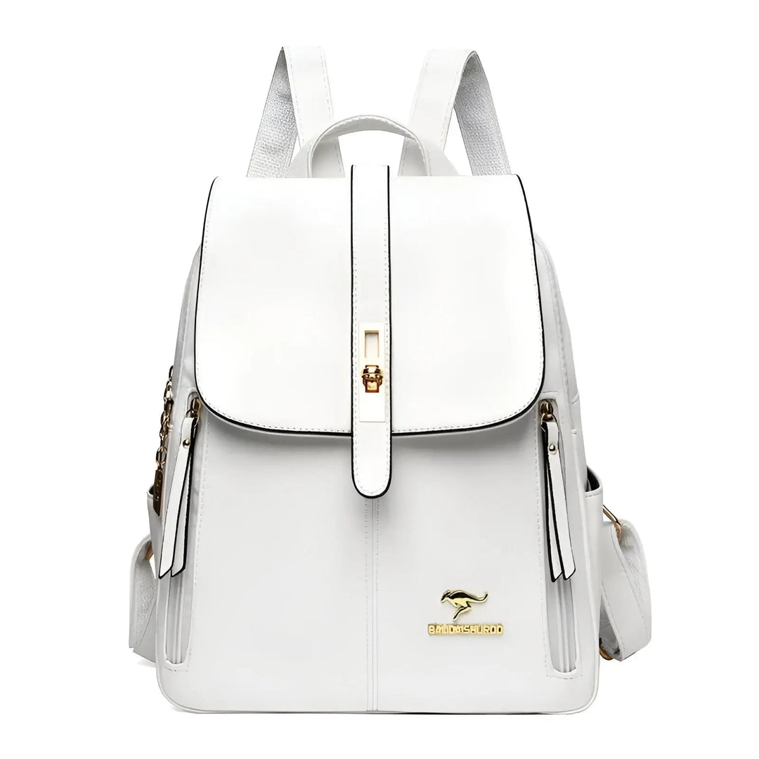 Luxurious and High-Quality Leather Women's Handbag - Alena Backpack