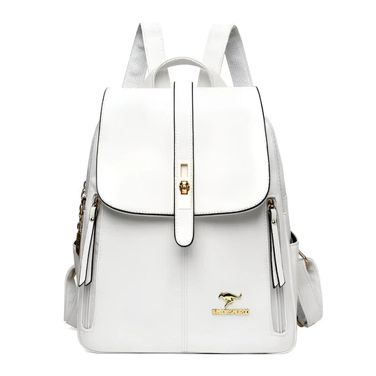 Luxurious and High-Quality Leather Women's Handbag - Alena Backpack