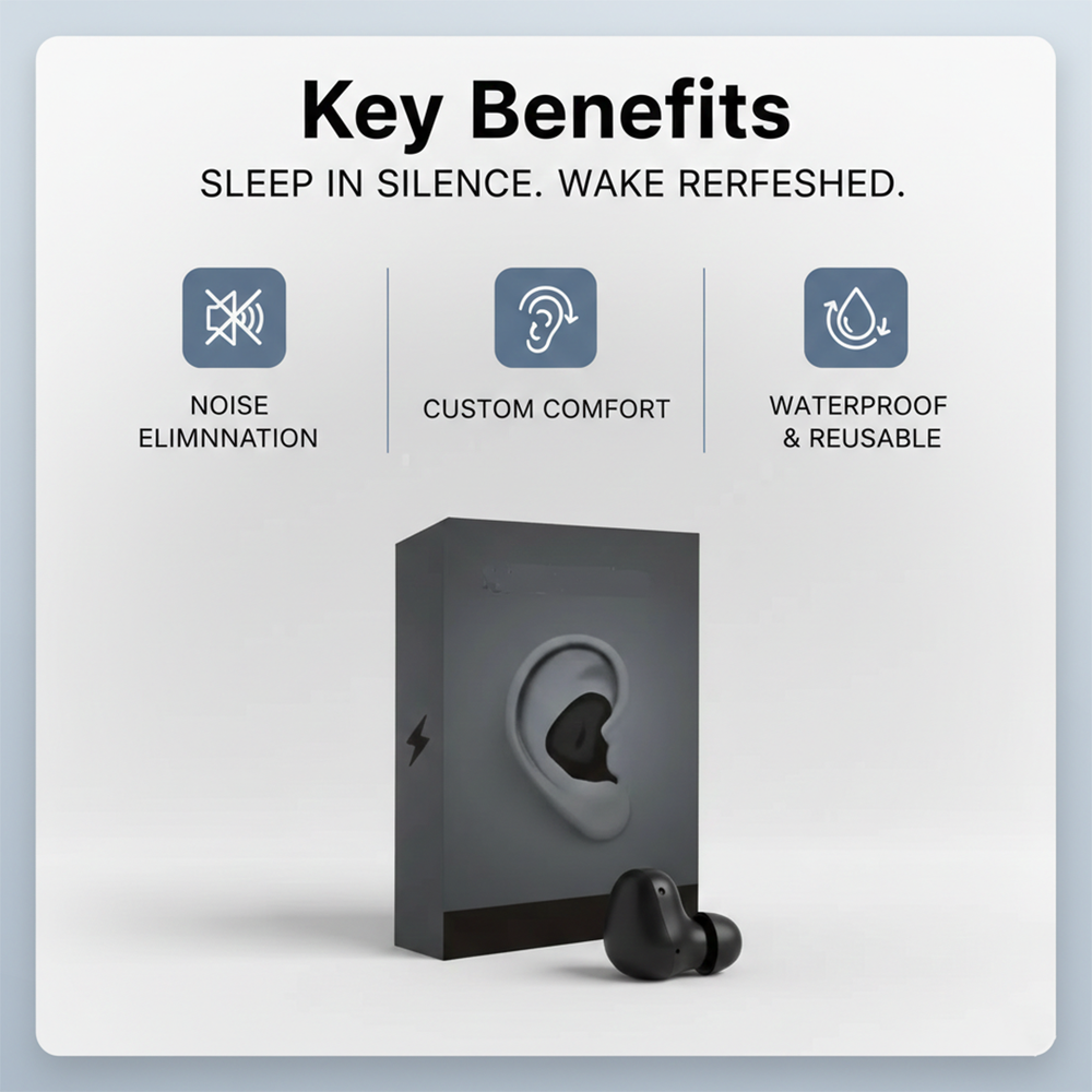 Ear Plugs - Noise Filter - Sleeping Support