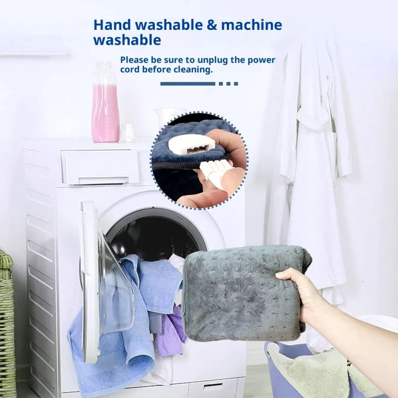 Electric Heating Pad - Adjustable Temperature - Timer Function